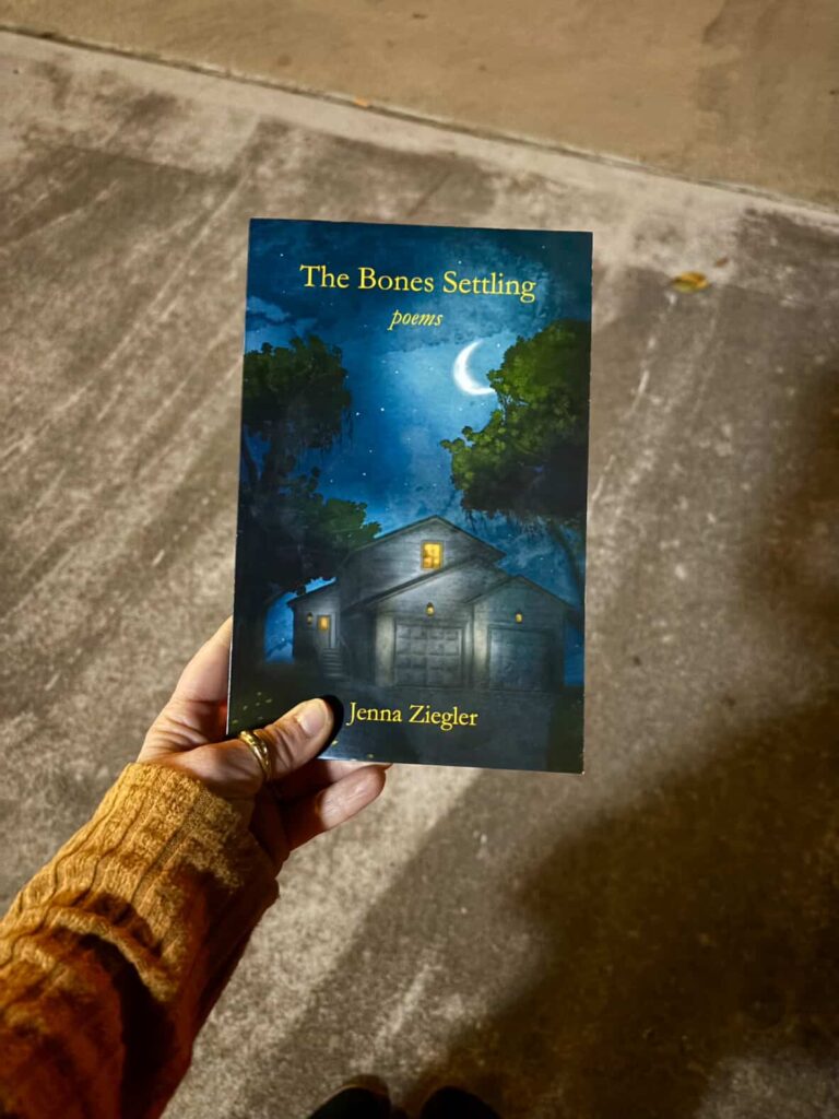 The Bones Settling poetry collection by Jenna Ziegler